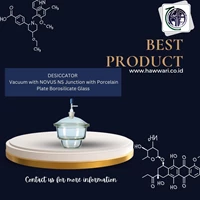 DESICCATOR Vacuum with NOVUS NS Junction with Porcelain Plate Borosilicate Glass 150 mm